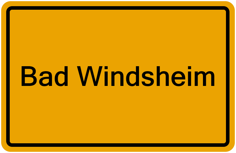 Handelsregisterauszug Bad Windsheim